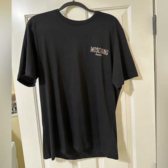 Moschino designer new black swim shirt L - Picture 2 of 7